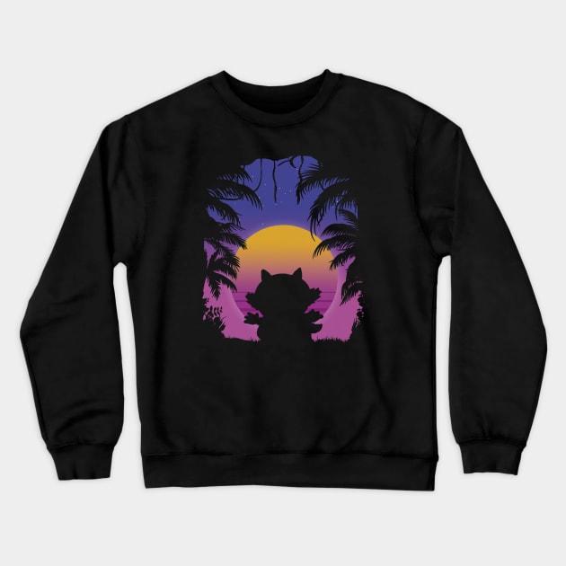 Retro Coon Crewneck Sweatshirt by slawisa